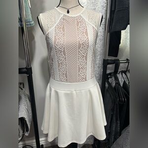 Mind Code white lace dress